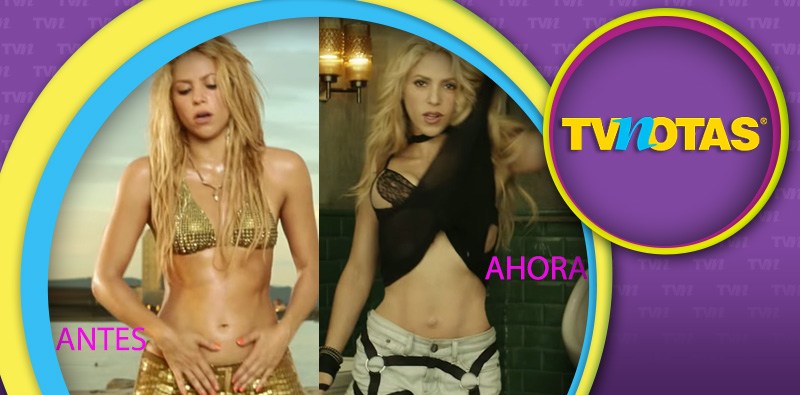 Shakira antes y después.