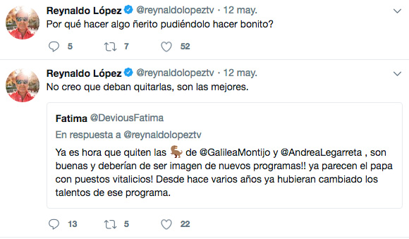Reynaldo López le manda indirectas a Magda Rodríguez 