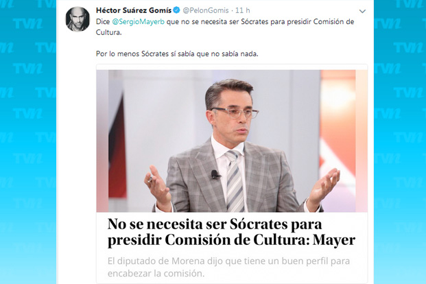 Tunden al titular de la Comisión de Cultura, Sergio Mayer por su ortografía 