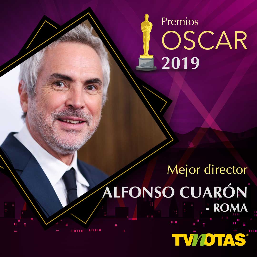 Alfonso Cuarón ganó como "Mejor Director" por "Roma"
