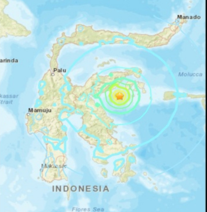 Se reporta terremoto de 6.8 en Indonesia con posibilidad de tsunami