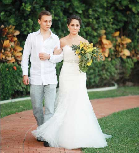 Cristina se casó con Daniel, a pesar de que su papá no estaba de acuerdo