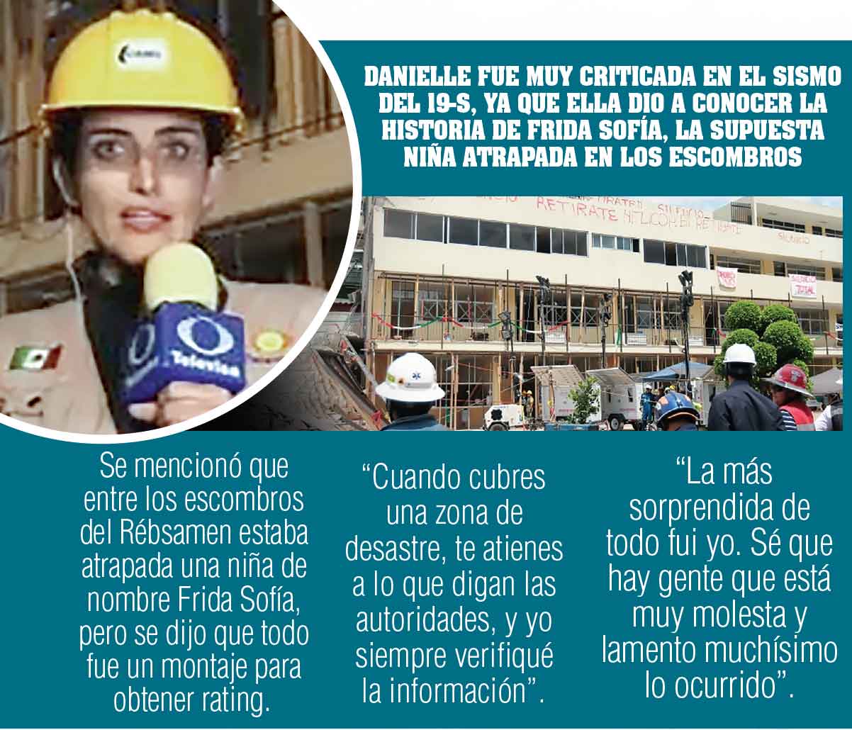 Tras la salida del periodista de Televisa, ella sería quien tome su lugar.