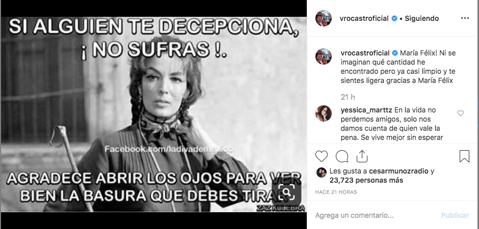 Instagram Verónica Castro
