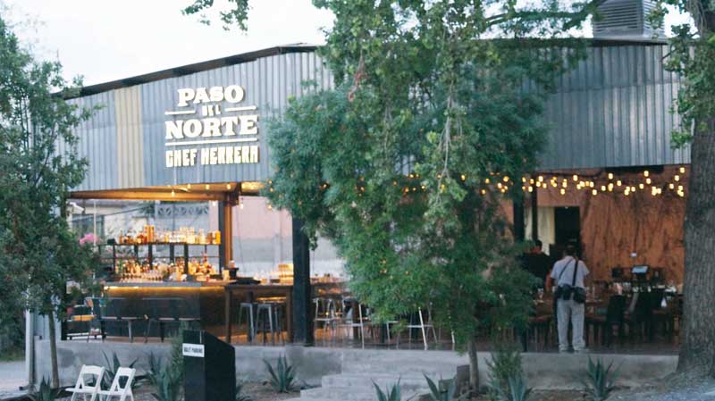 El chef Adrián Herrera hace unos días inauguró su restaurante llamado Paso del Norte