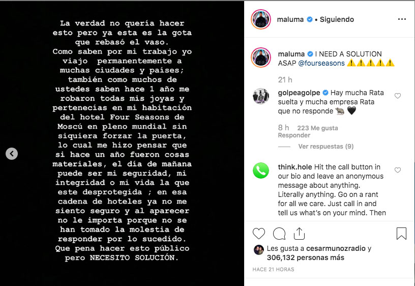 Instagram Maluma