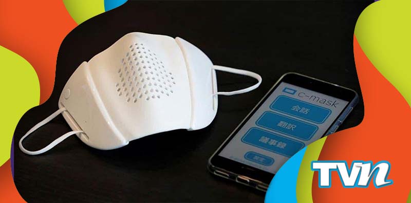 Cubrebocas inteligente Bluetooth Altavoz Traducción Mensajes de texto C-Mask Celular
