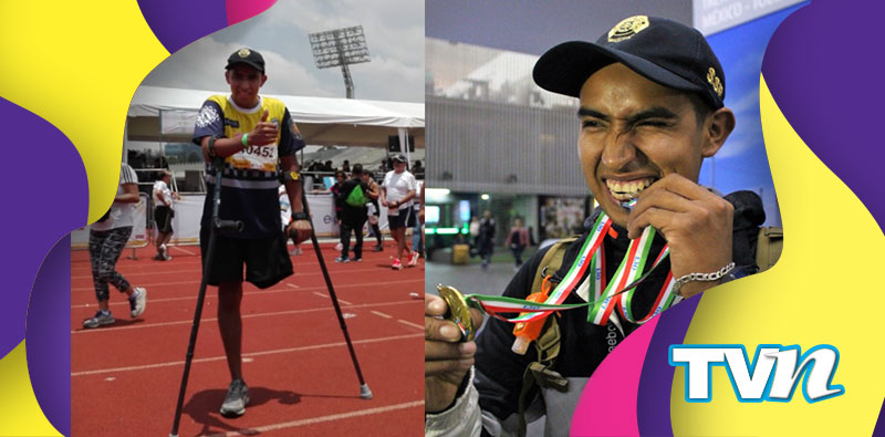 Policía CDMX Pablo Ramírez Lemus Lagartijas Competidor Juegos Paralímpicos Tokio 2021