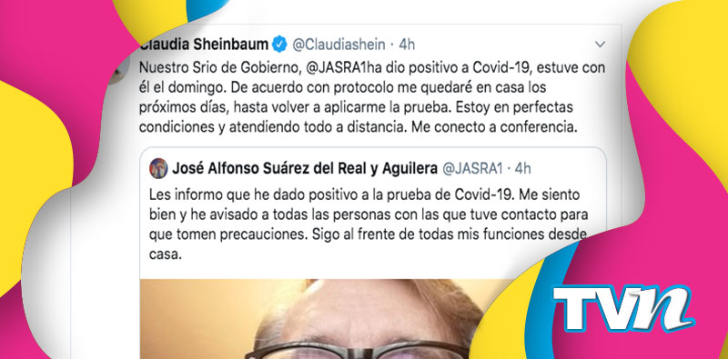 Claudia Sheinbaum Jefa de Gobierno CDMX Pandemia Covid-19 Confinamiento Aislamiento José Alfonso Suárez del Real y Aguilera