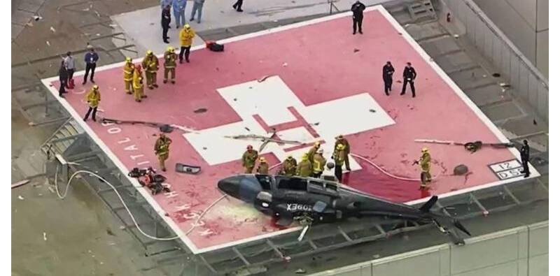 Accidente helicóptero.