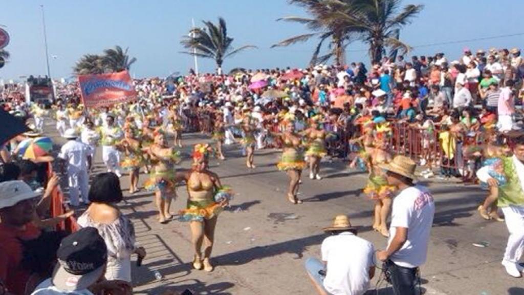Así inició el Carnaval de Veracruz 2014.