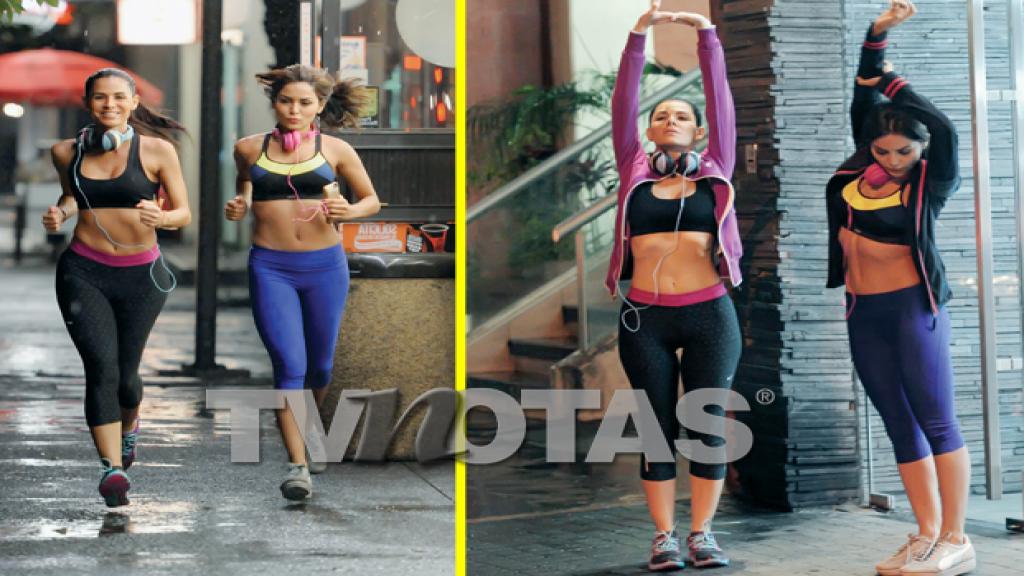Vanessa Arias y Melina Robert no pierden el estilo ni para hacer ejercicio.