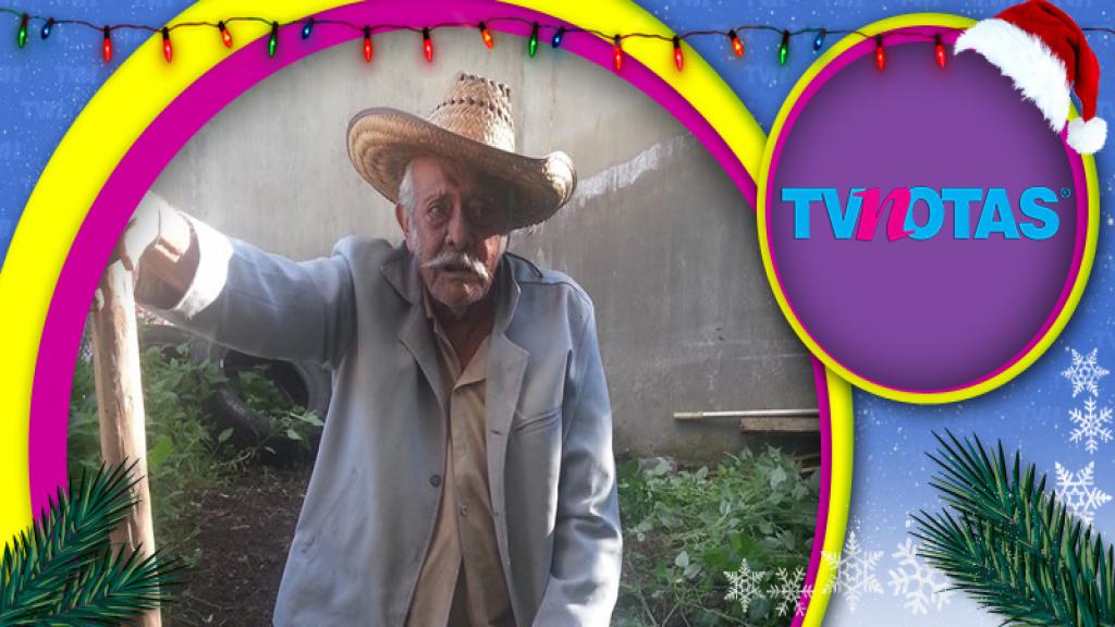 Él es don Ramón, un humilde jardinero que pide ayuda para poder seguir trabajando.