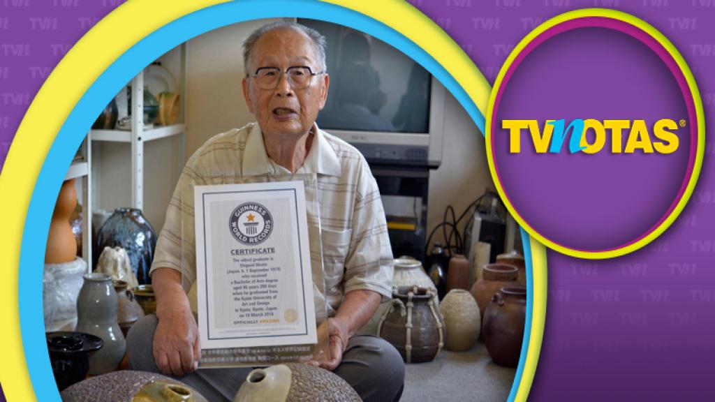 Japonés de 96 años logra Récord Guinness por obtener una licenciatura universitaria a su edad.