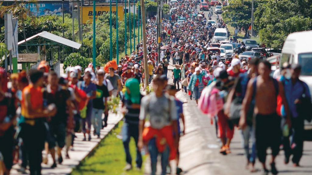 Al menos siete mil ciudadanos de Honduras, El Salvador y Guatemala, salieron de San Pedro Sula el 13 de octubre.