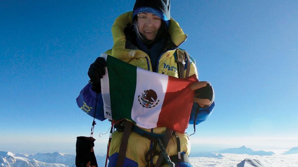 Alpinista mexicana
