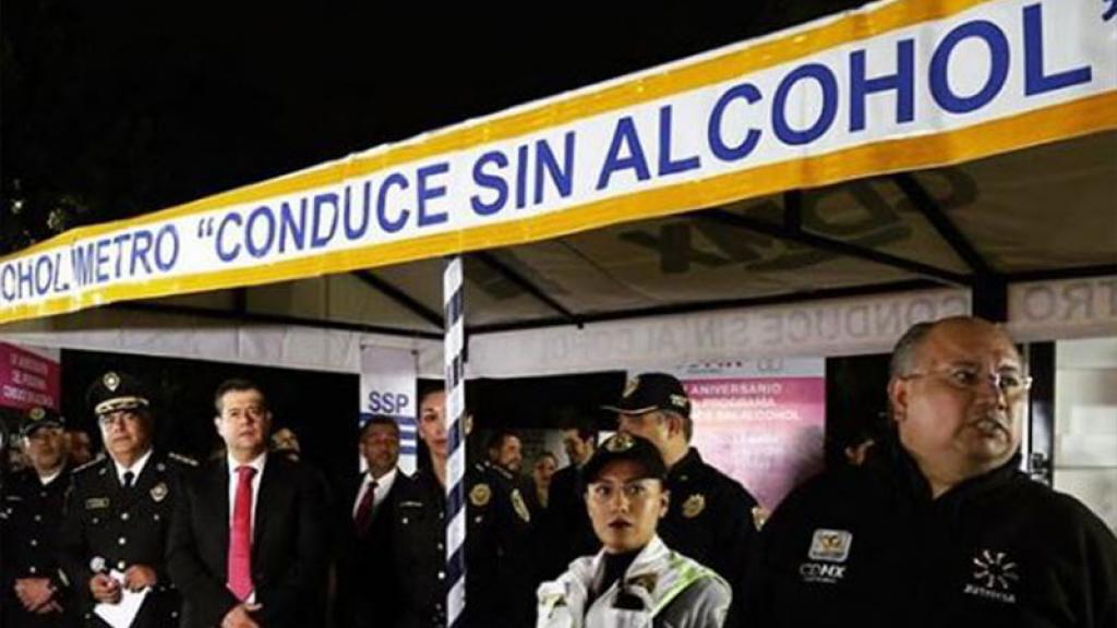 Alcoholímetro de la Ciudad de México.